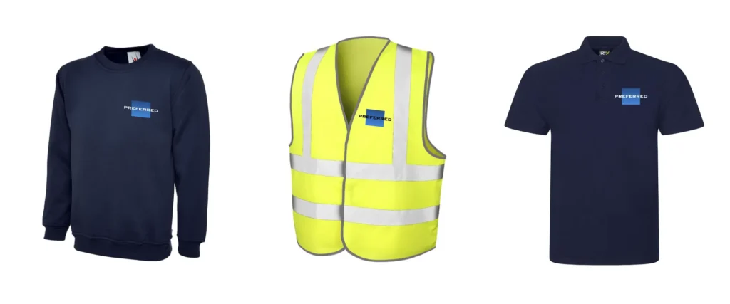 preferred partitioning workwear